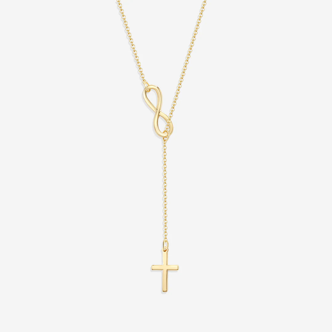 Cross and Infinity Necklace