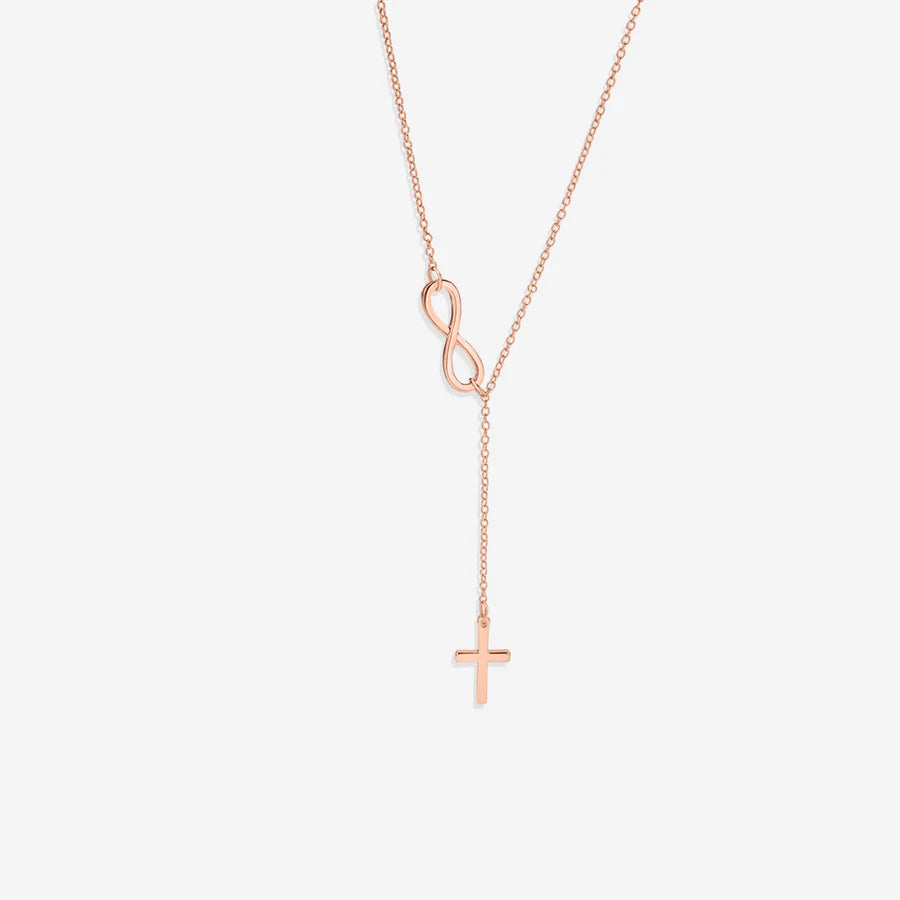 Cross and Infinity Necklace