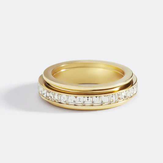 Dainty Interlocking Fidget Ring