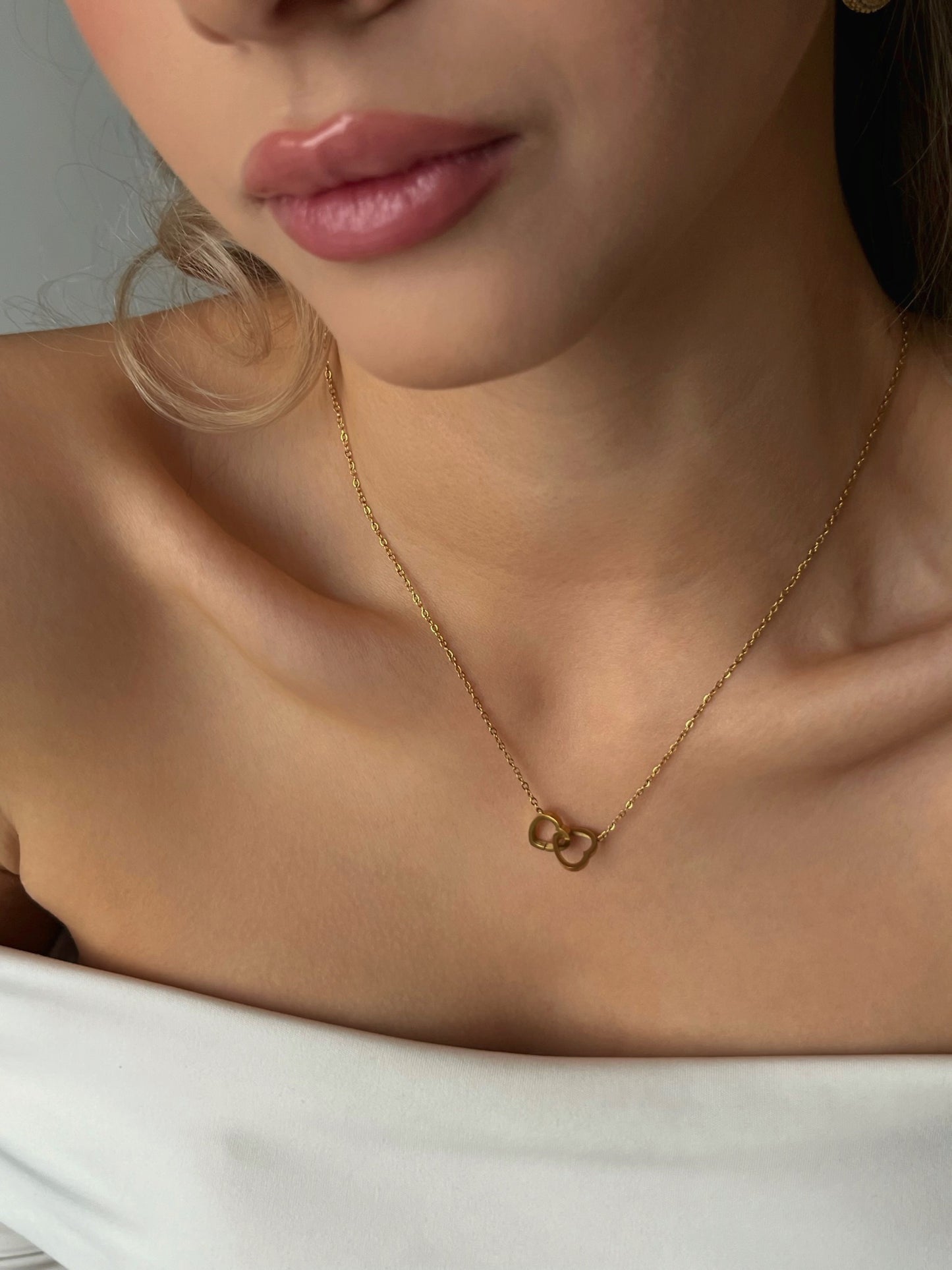 Two Hearts Necklace