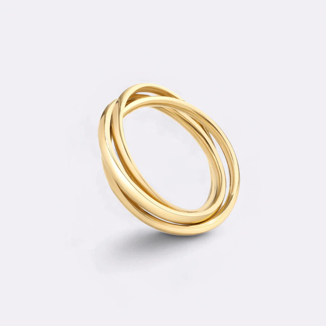 Dainty Interlocking Fidget Ring