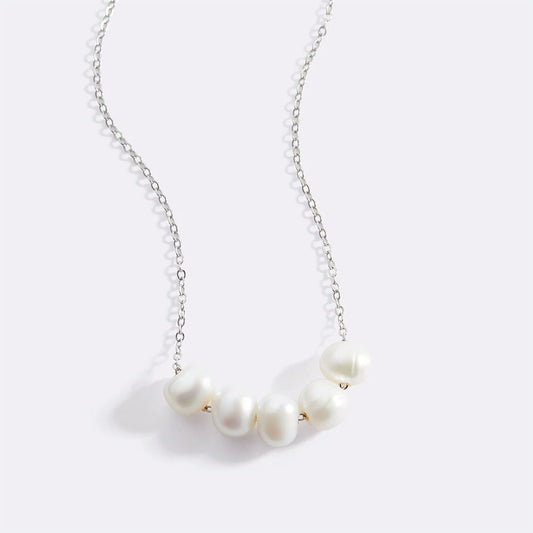 Five Pearl Necklace