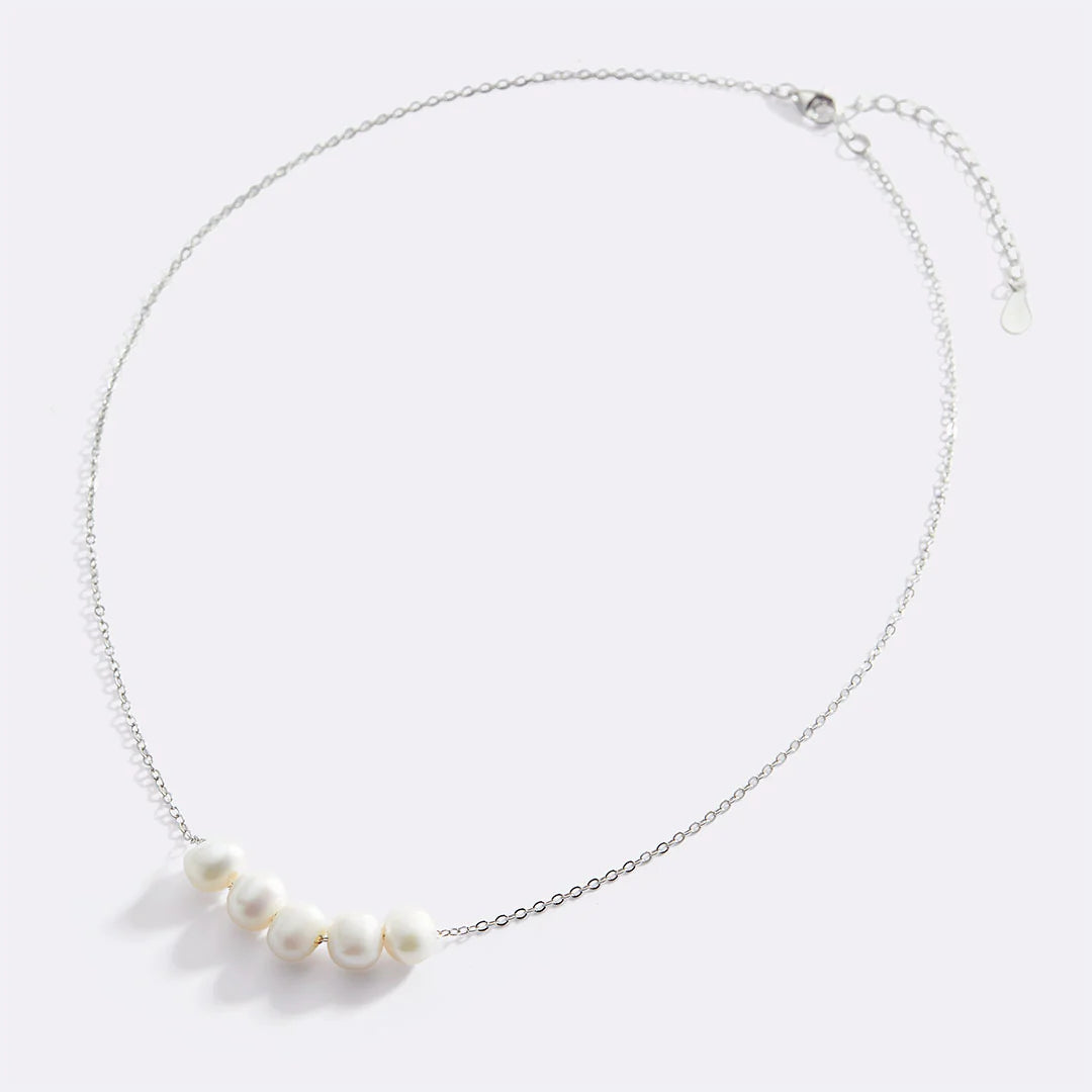 Five Pearl Necklace