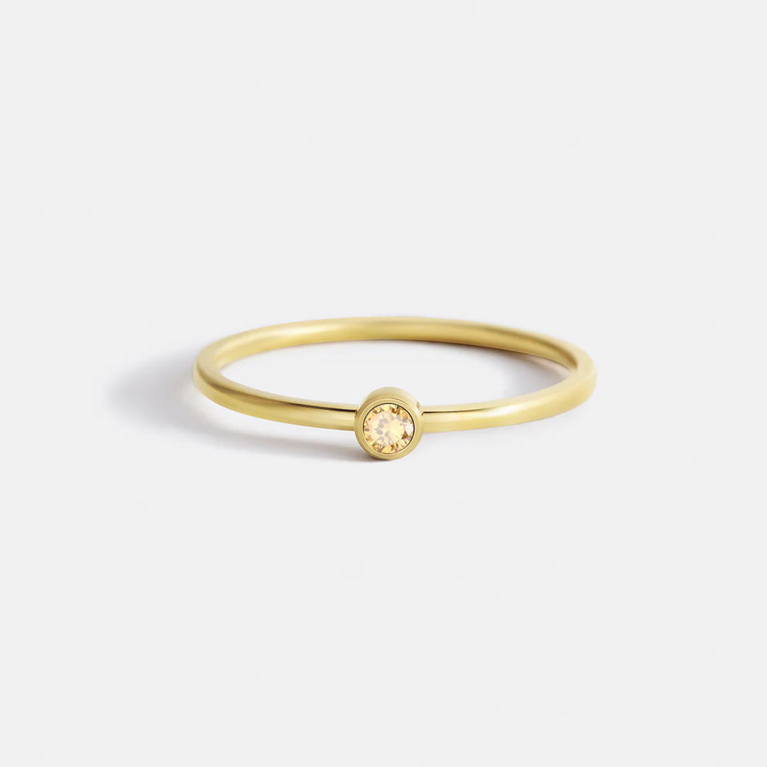 Bezel Set Ring