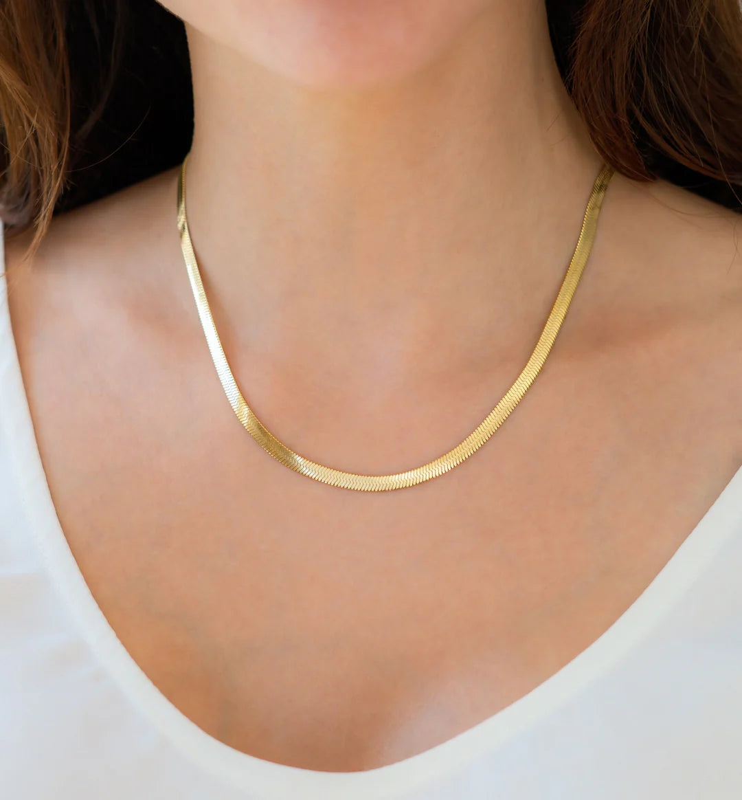 Herringbone Chain Necklace