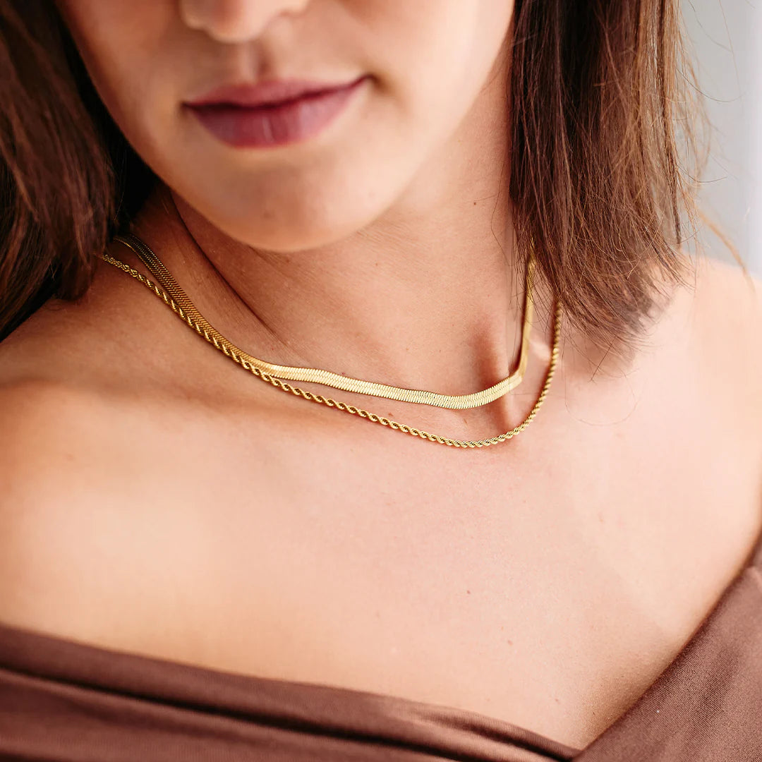 Herringbone Chain Necklace